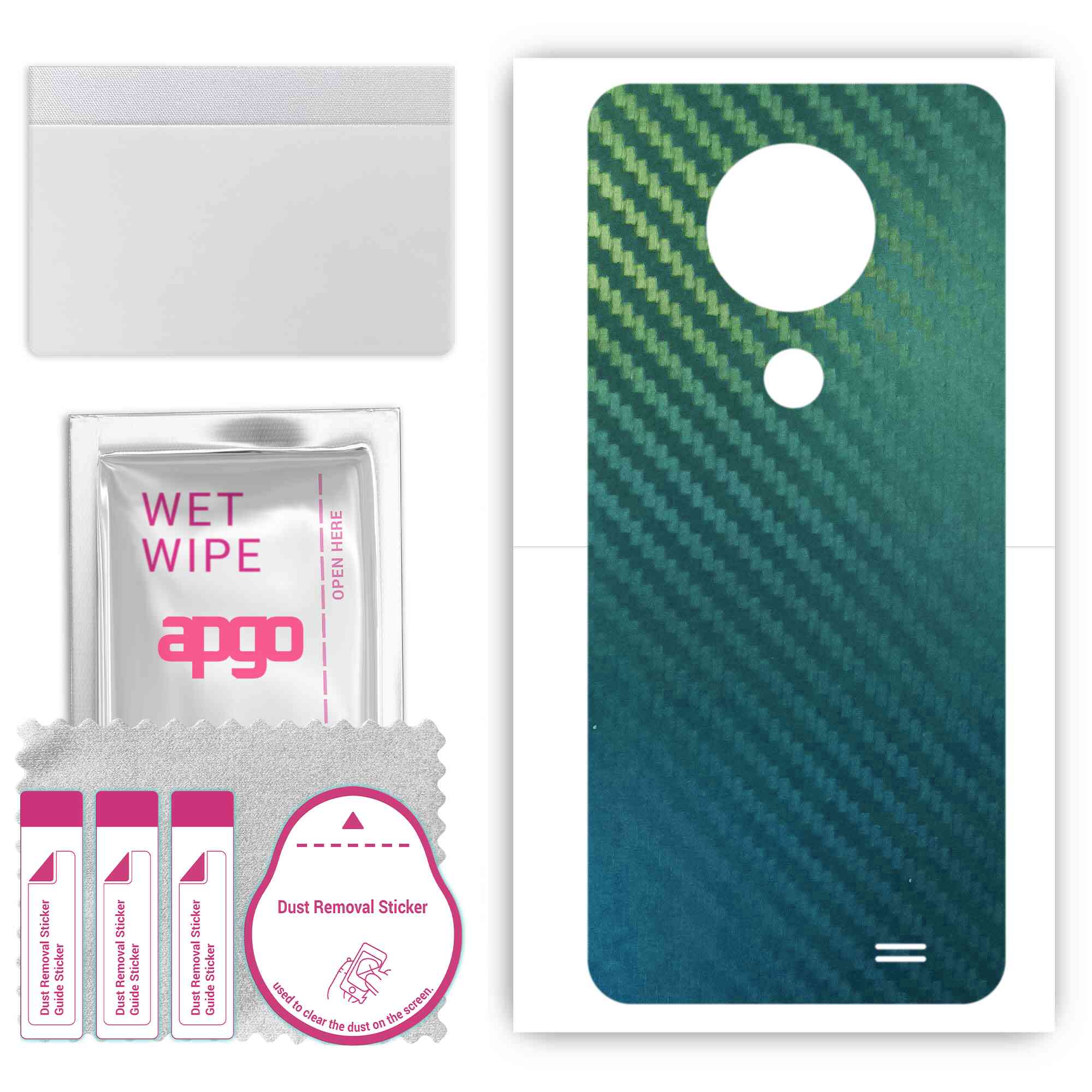 Apgo Protective Skin Sticker for the back compatible with Oukitel C19, Wrap Film, Foil, Vinyl - Pattern Carbon Chameleon CAKA1
Apgo Protective Skin Sticker for the back compatible with Oukitel C19, Wrap Film, Foil, Vinyl - Pattern Carbon Chameleon CAKA1