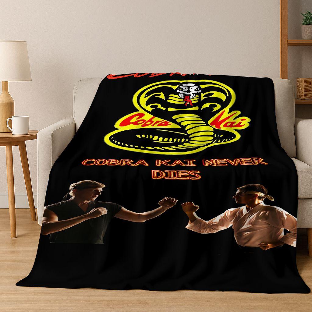 Cobra Kai Karate Daniel LaRusso Johnny Art Flannel Blanket,Cozy Soft Throw Blanket for Home Bedroom Bed Sofa Picnic Cover Gift 75x90cm
Cobra Kai Karate Daniel LaRusso Johnny Art Flannel Blanket,Cozy Soft Throw Blanket for Home Bedroom Bed Sofa Picnic Cover Gift 75x90cm