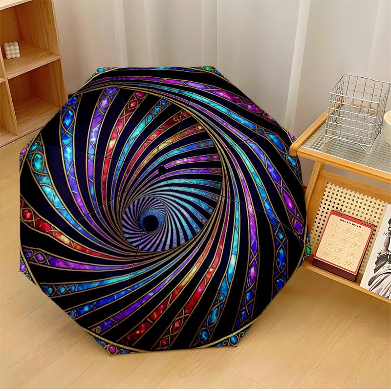 Vibrant Geometric Circular Art Printed umbrella windproof folding umbrella portable sun and rain umbrella suitable for gifting
Vibrant Geometric Circular Art Printed umbrella windproof folding umbrella portable sun and rain umbrella suitable for gifting