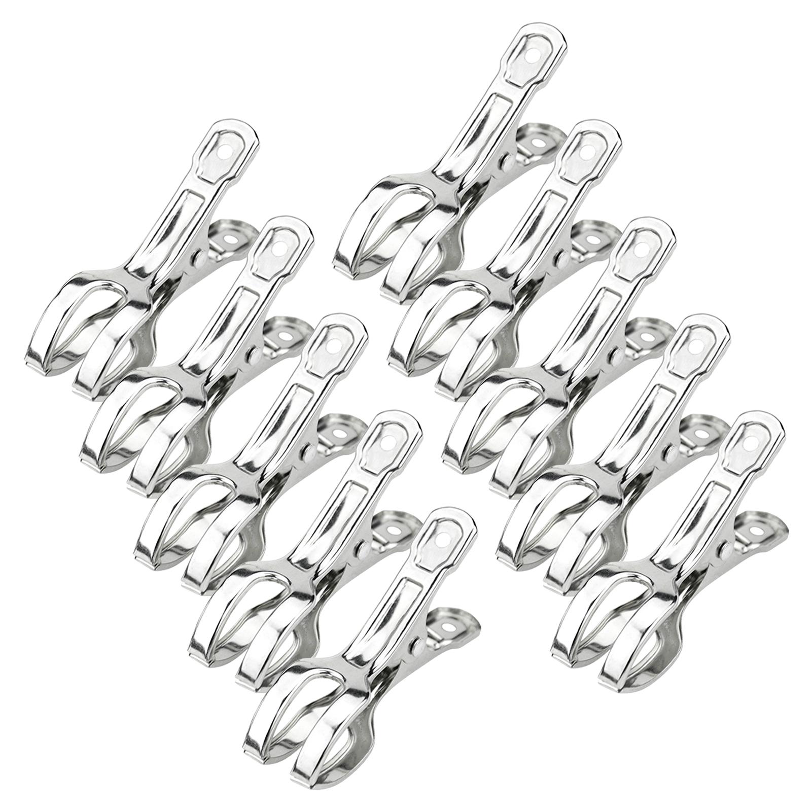 10Pcs Beach Towel Clips Reusable Windproof Clothes Pegs Metal Strong Clothespins for Bed Sheet Blankets Coats Towel Laundry Use
10Pcs Beach Towel Clips Reusable Windproof Clothes Pegs Metal Strong Clothespins for Bed Sheet Blankets Coats Towel Laundry Use