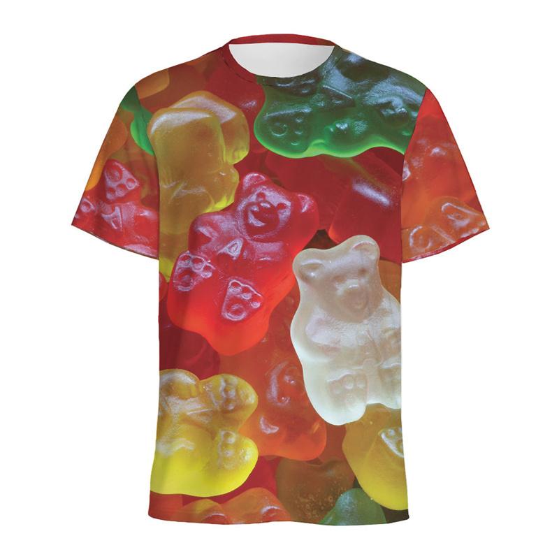 Summer Cartoon Candy Pattern T Shirt For Kids 3D Printed Fudge Gummy T-shirt Tops Casual Short Sleeves Loose Tee Shirts 150
Summer Cartoon Candy Pattern T Shirt For Kids 3D Printed Fudge Gummy T-shirt Tops Casual Short Sleeves Loose Tee Shirts 150