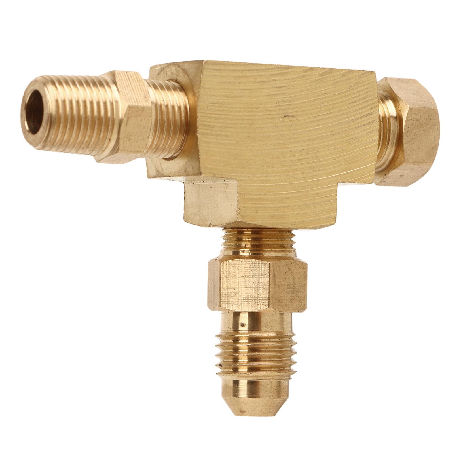 Tee Adapter Fitting 4AN 18in NPT BSP Brass Perfect Sealing for Turbo Oil Feed Pressure Sensor
Tee Adapter Fitting 4AN 18in NPT BSP Brass Perfect Sealing for Turbo Oil Feed Pressure Sensor