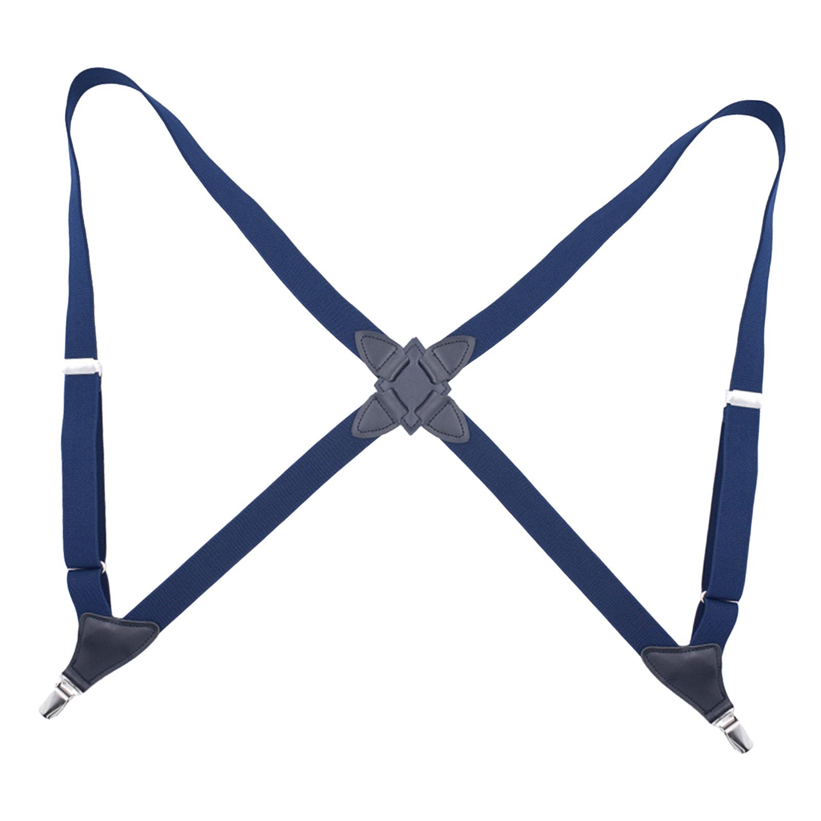 Suspenders for Men Women Trouser Pants Braces x Shaped 2.5cm Width Portable Elastic Straps for Wedding Costume Party темно-синий
Suspenders for Men Women Trouser Pants Braces x Shaped 2.5cm Width Portable Elastic Straps for Wedding Costume Party темно-синий