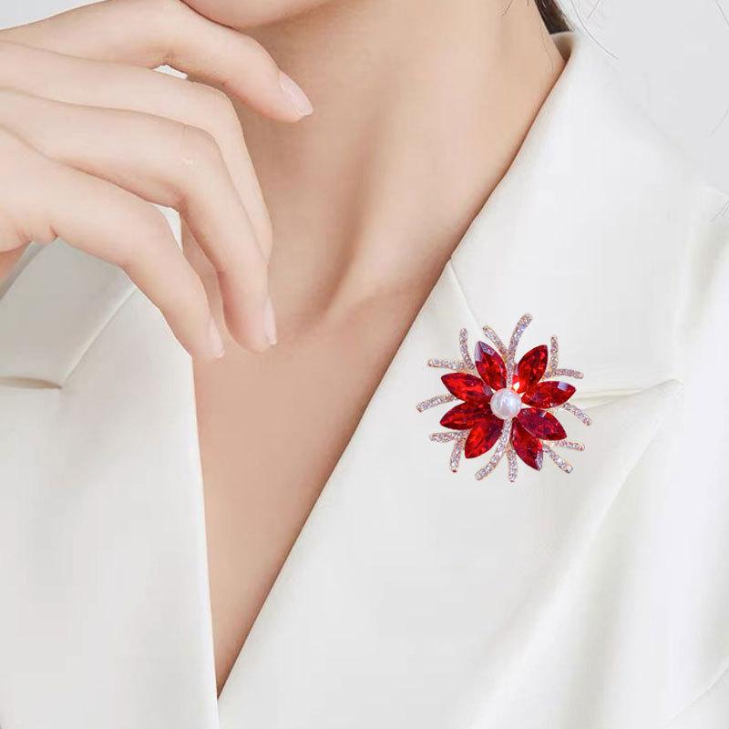 Temperament Flower Red Brooches For Women Clothing Coat Accessories Gifts 1Pc
Temperament Flower Red Brooches For Women Clothing Coat Accessories Gifts 1Pc