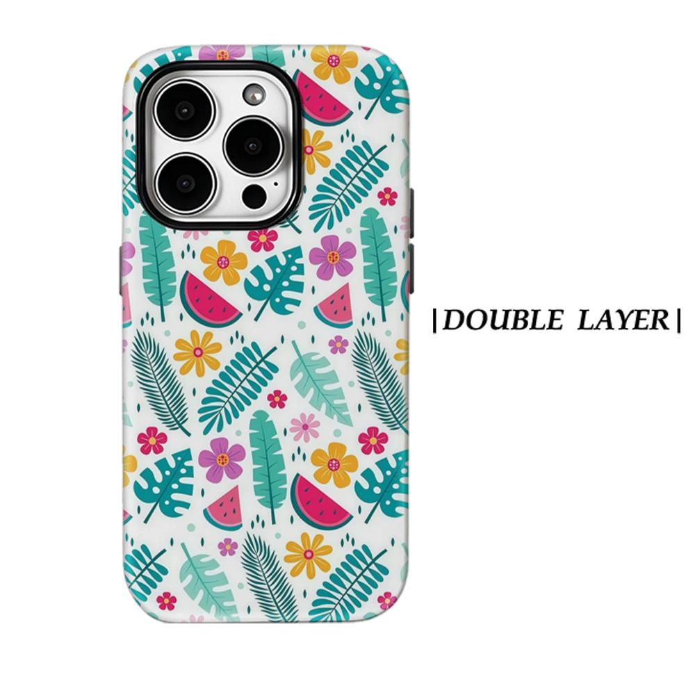 Tropical Watermelon Phone Case for IPhone 17 16 15 14 13 Pro Max Plus for Magnetic Single Double-layer Tough Case For iPhone X/XS
Tropical Watermelon Phone Case for IPhone 17 16 15 14 13 Pro Max Plus for Magnetic Single Double-layer Tough Case For iPhone X/XS