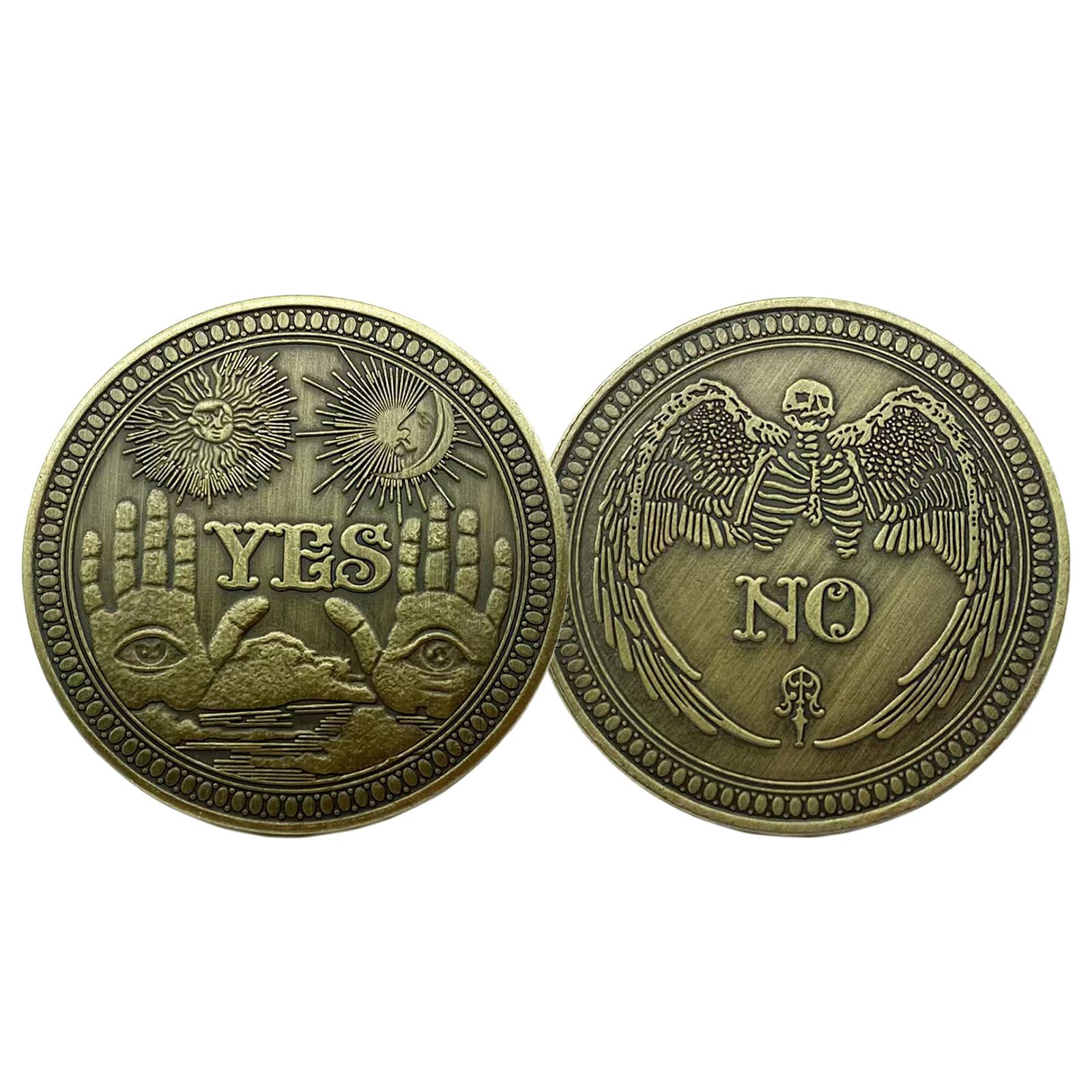 Antique Style Round Metal Coin Set with Engraved Skeleton and Symbolic Designs for Collectors and Decorative Use 40mm Diameter 2 5mm Thickness зелений
Antique Style Round Metal Coin Set with Engraved Skeleton and Symbolic Designs for Collectors and Decorative Use 40mm Diameter 2 5mm Thickness зелений