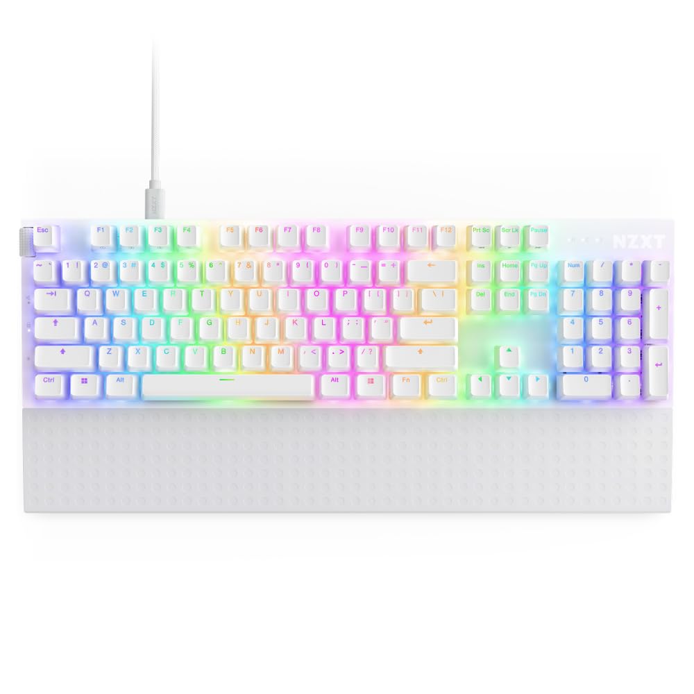 NZXT Function 2 MiniTKL White RGB LED Equipped 8K Polling Rate Supported Optical Linear Switch Type Tenkeyless English Layout Wired Connection Gaming білий
NZXT Function 2 MiniTKL White RGB LED Equipped 8K Polling Rate Supported Optical Linear Switch Type Tenkeyless English Layout Wired Connection Gaming білий