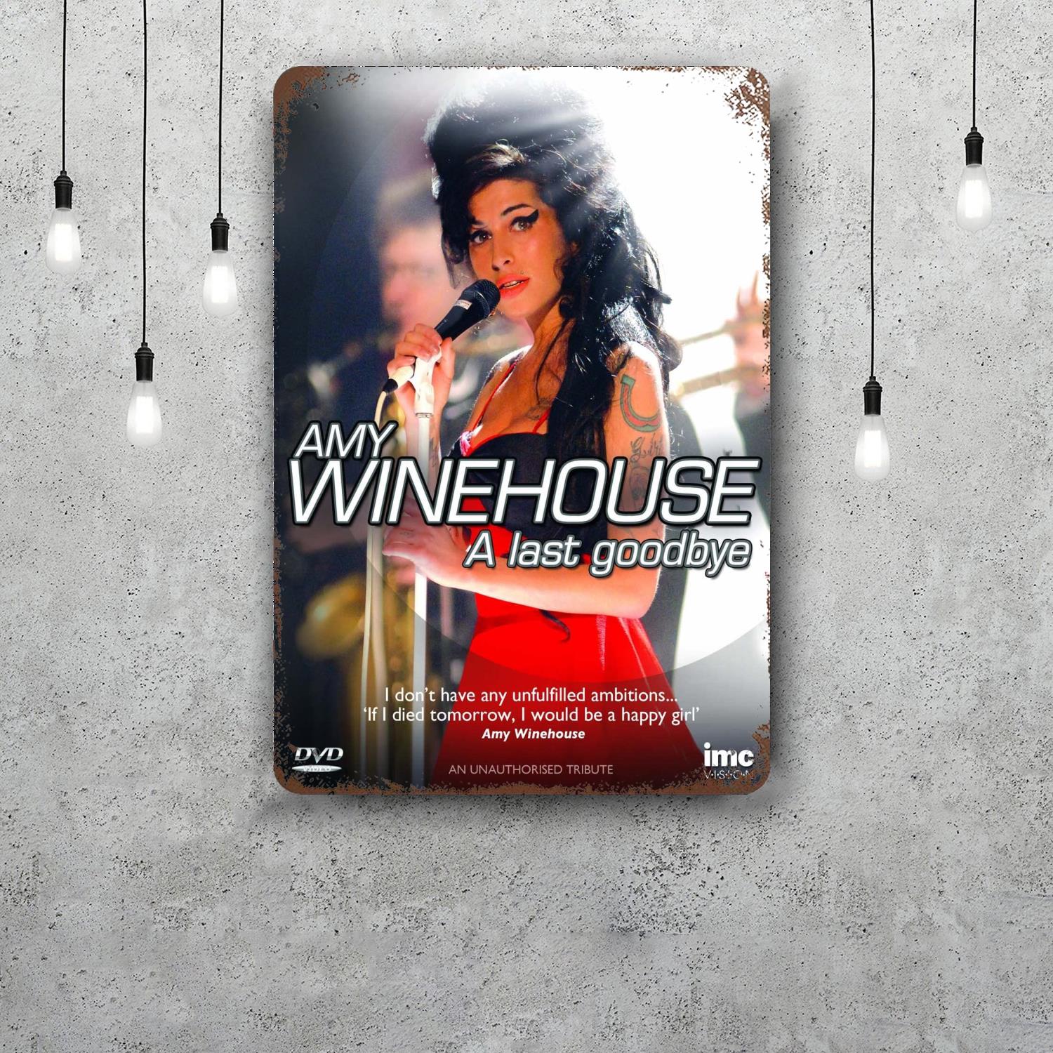 amy whinehouse Classic Poster Rusty Metal Plaque Retro Decorative Plate Bar Man Cave Garage Club Metal Sign Wall Decoration 20x30cm(7.8x11.8inch)
amy whinehouse Classic Poster Rusty Metal Plaque Retro Decorative Plate Bar Man Cave Garage Club Metal Sign Wall Decoration 20x30cm(7.8x11.8inch)