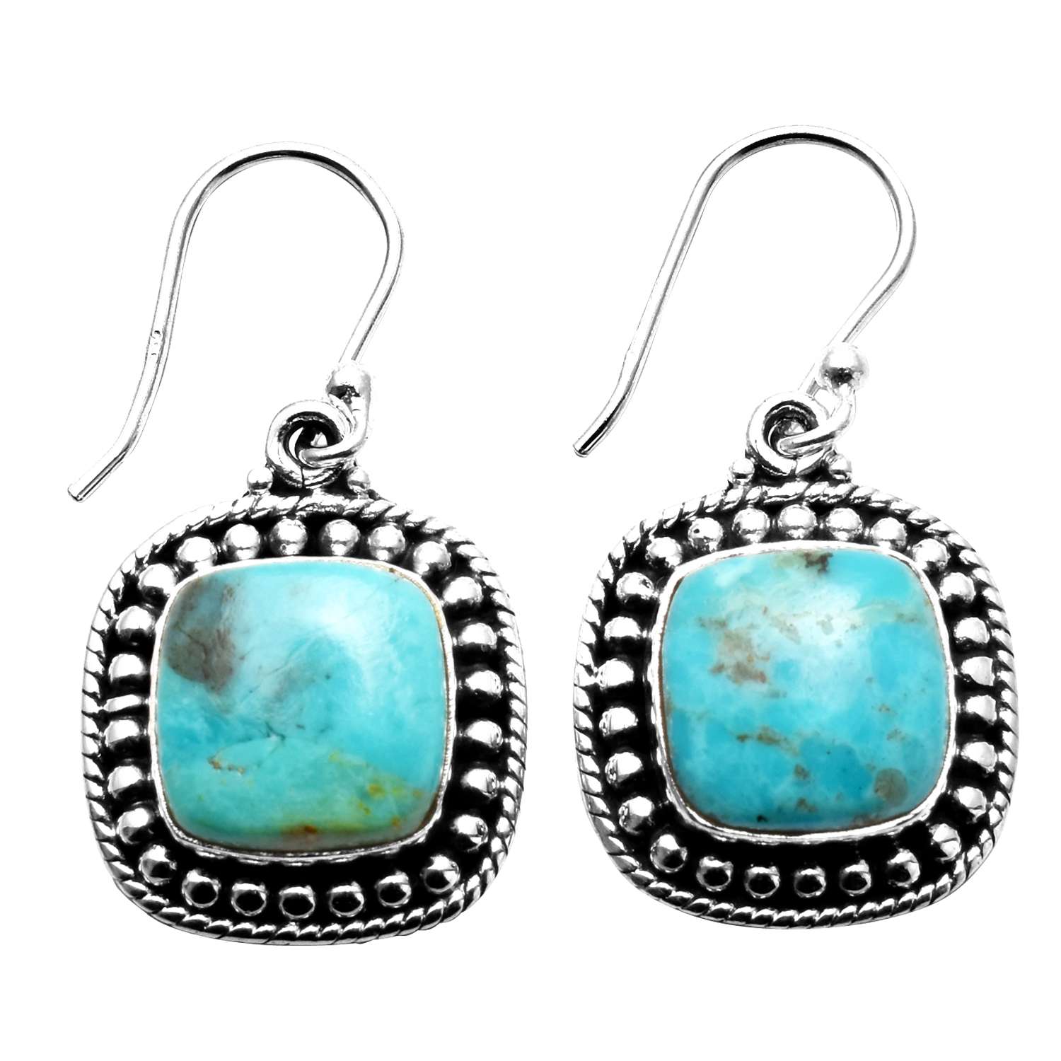 Turquoise Gemstone Earrings Solid 925 Sterling Silver Handmade Earrings Jewelry Gift For Women And Girls E-3496
Turquoise Gemstone Earrings Solid 925 Sterling Silver Handmade Earrings Jewelry Gift For Women And Girls E-3496
