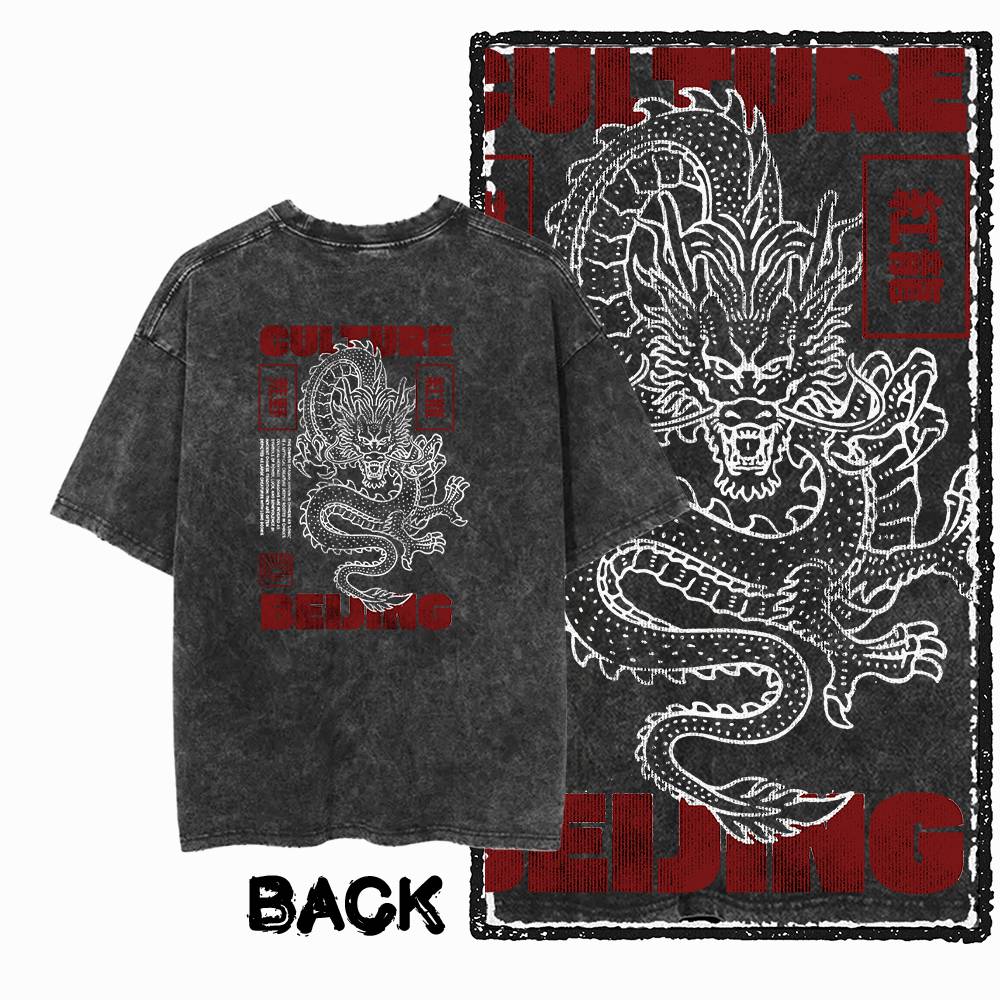G Back Print Acid Washed Cotton oneck Dragon Graphic Unisex Tshirt Streetwear Big Size Cool Vintage Unisexs Tee Tshirt S
G Back Print Acid Washed Cotton oneck Dragon Graphic Unisex Tshirt Streetwear Big Size Cool Vintage Unisexs Tee Tshirt S