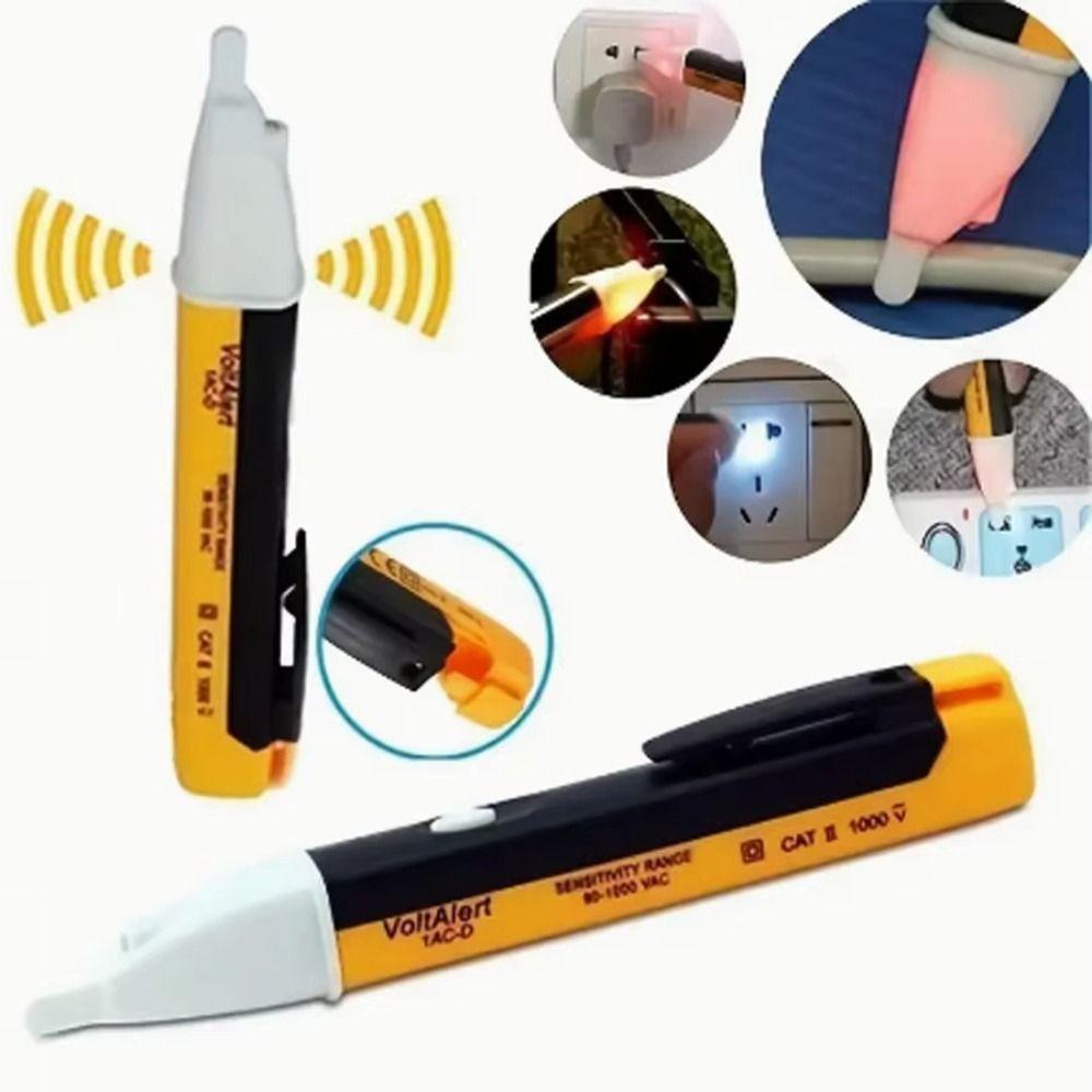 Current Electric Compact Pen Non-contact Inductive Voltage Detector Pen AC/DC Voltage Meter синій
Current Electric Compact Pen Non-contact Inductive Voltage Detector Pen AC/DC Voltage Meter синій