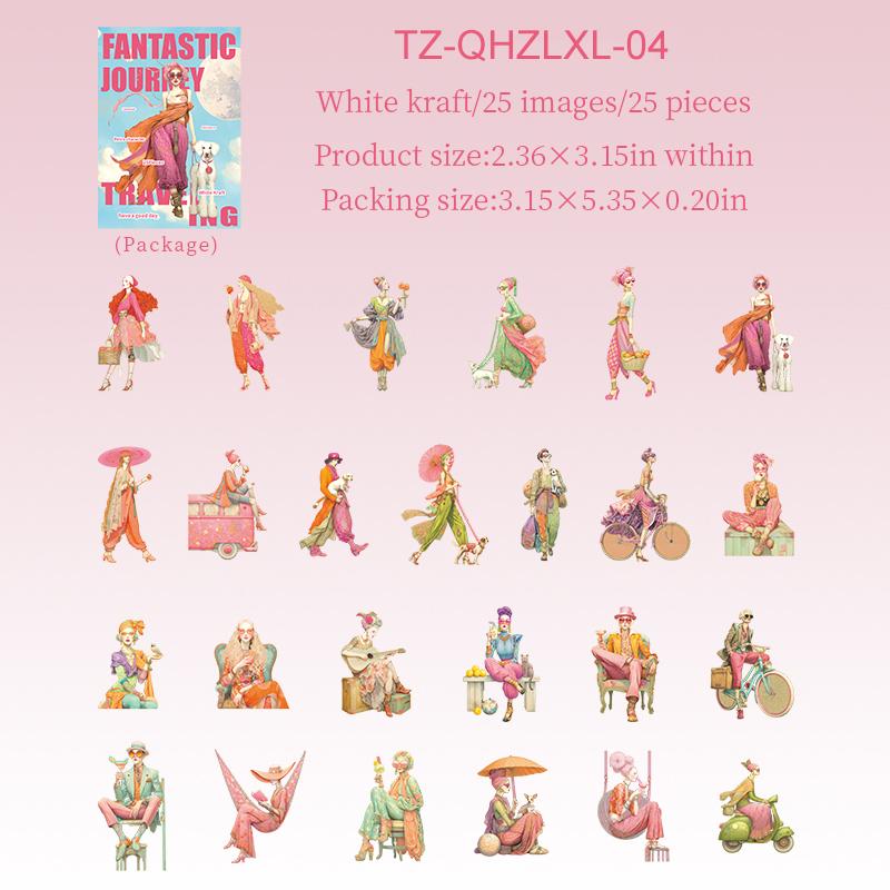 Fantasy Journey Series Vintage Character Landscape Sticker Creative DIY Journal Material Collage Scrapbook Stationery
Fantasy Journey Series Vintage Character Landscape Sticker Creative DIY Journal Material Collage Scrapbook Stationery