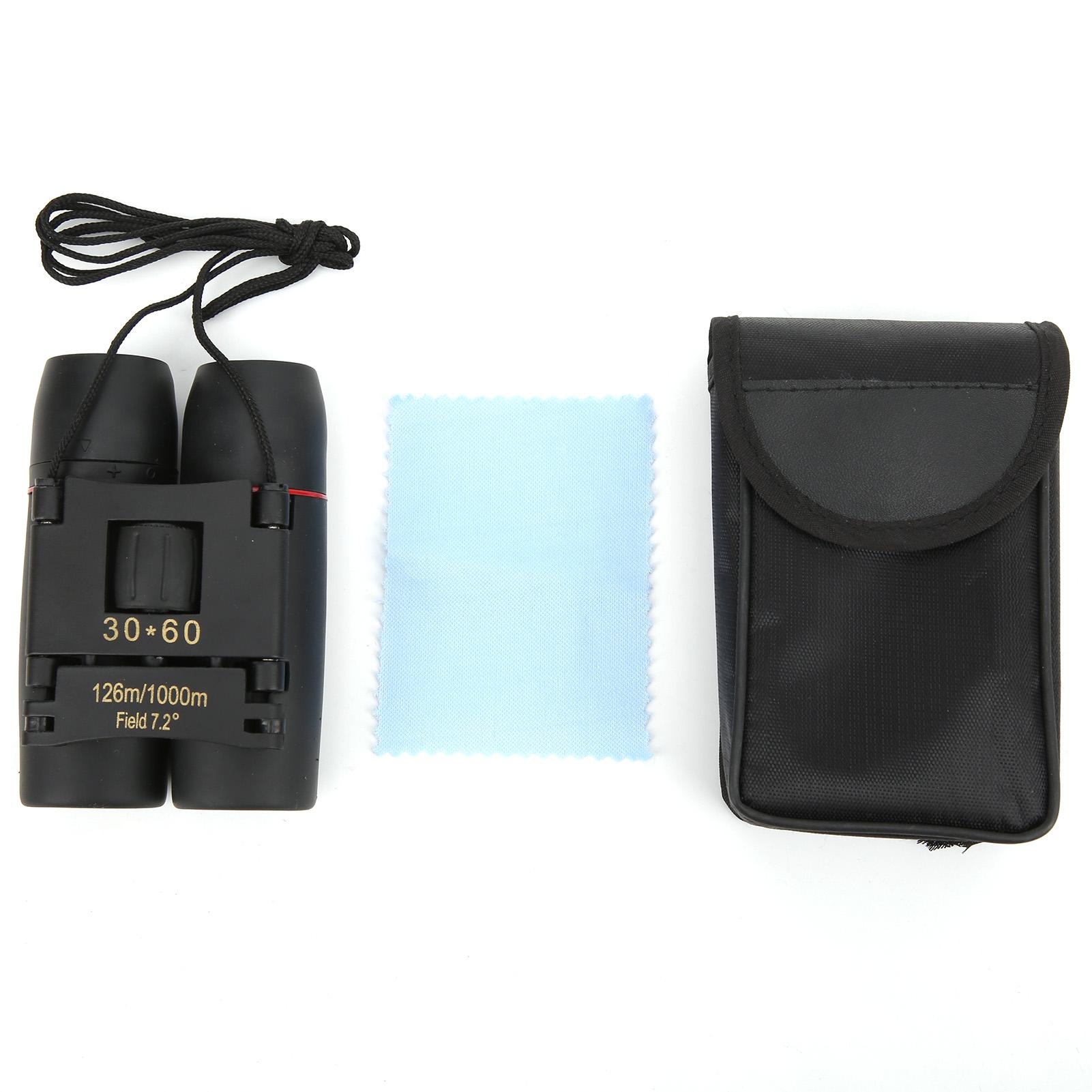 Portable Mini 30x60 Zoom Folding Binoculars Telescope 126m1000m Binocular for Adults Kids
Portable Mini 30x60 Zoom Folding Binoculars Telescope 126m1000m Binocular for Adults Kids