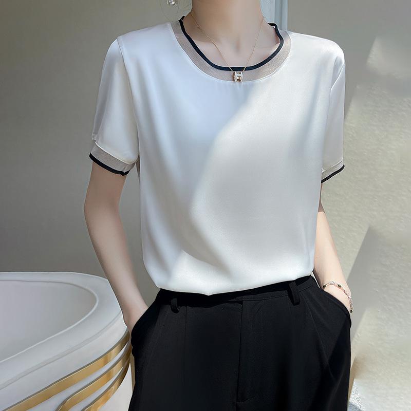 2025 Women s Summer Ice Silk Loose Fit Plus Size T-Shirt - Short Sleeve, Round Neck, Royal Sister Style L
2025 Women s Summer Ice Silk Loose Fit Plus Size T-Shirt - Short Sleeve, Round Neck, Royal Sister Style L