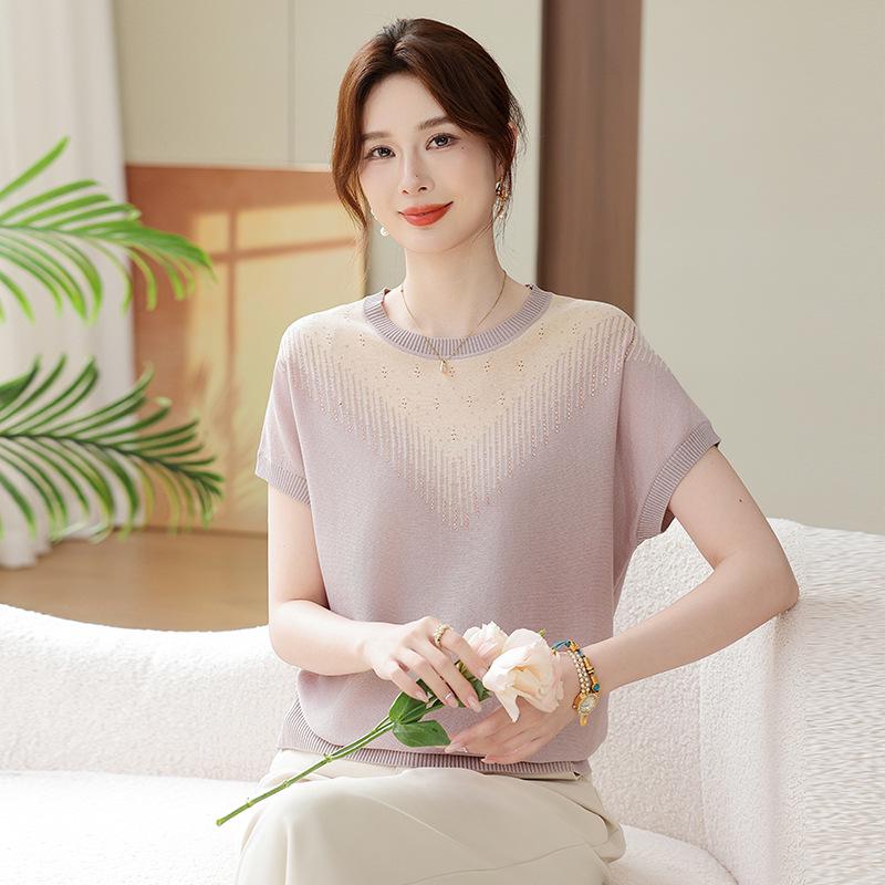 2026 Summer Women s Striped Knitwear Short Sleeve Top - Versatile and Stylish for Middle-aged & Elderly Fashion 2XL (for 55-60 kg) світло-фіолетового кольору
2026 Summer Women s Striped Knitwear Short Sleeve Top - Versatile and Stylish for Middle-aged & Elderly Fashion 2XL (for 55-60 kg) світло-фіолетового кольору