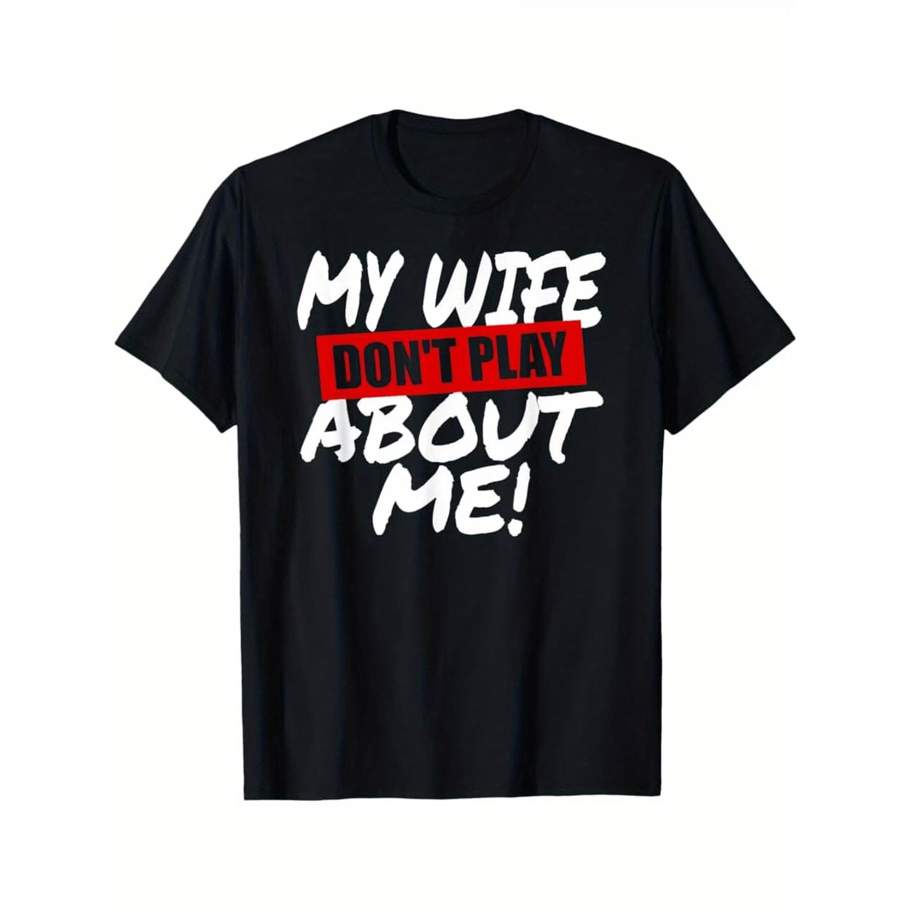 Funny My Wife Don T Play about Me Husband Humor T-Shirt - 100% Casual Round Neck Tee for Men XXL чорний
Funny My Wife Don T Play about Me Husband Humor T-Shirt - 100% Casual Round Neck Tee for Men XXL чорний