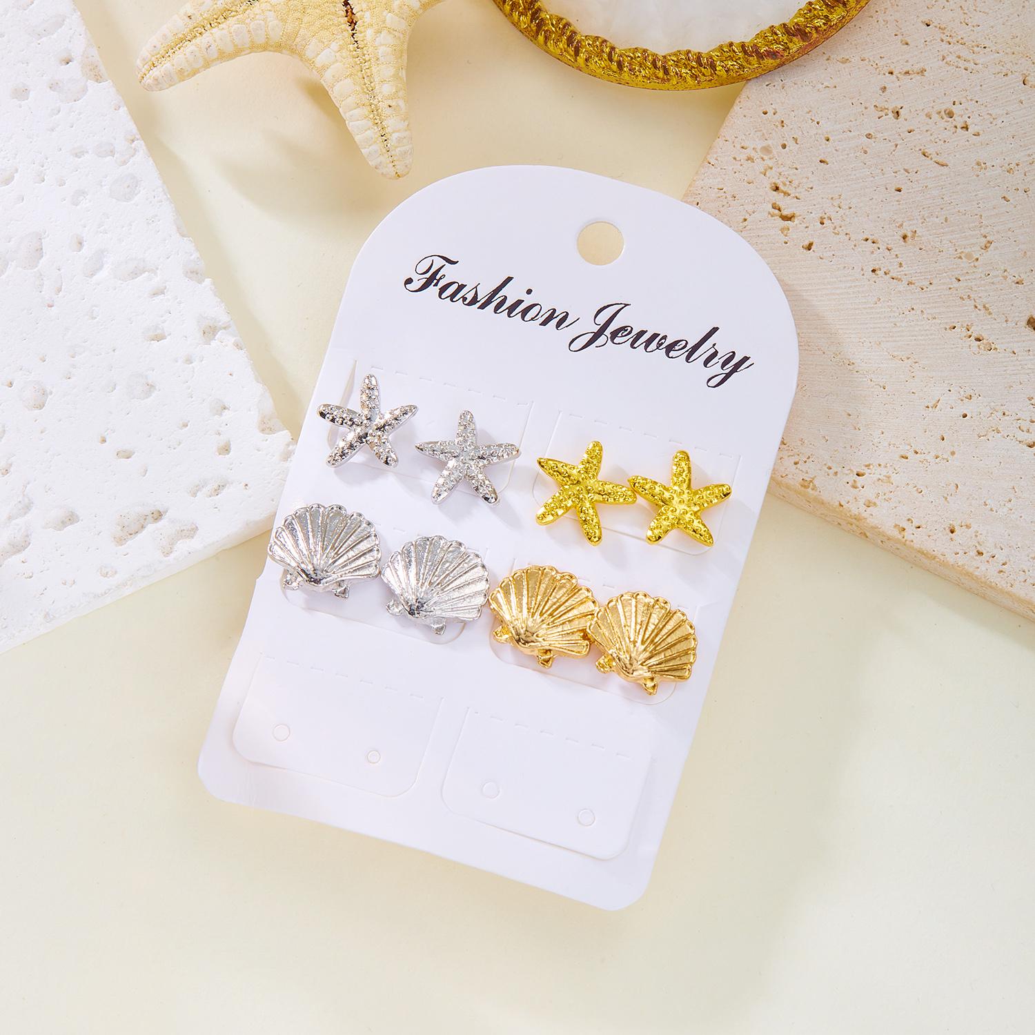 Bohemia Shell Conch Asymmetrical Dangle Earrings for Women Imitation Pearl Starfish Metal Earring Girls Vacation Beach Zircon
Bohemia Shell Conch Asymmetrical Dangle Earrings for Women Imitation Pearl Starfish Metal Earring Girls Vacation Beach Zircon