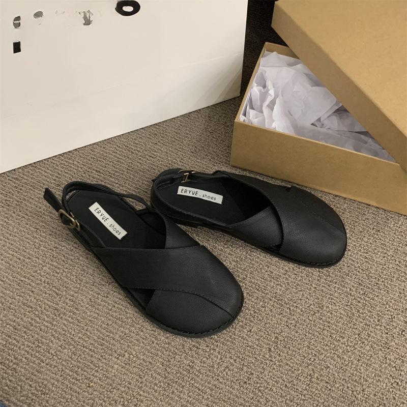 Босоножки Баотоу женские 2025 лето новые корейская версия французский ретро стиль Мори фея повседневные на плоской подошве римские туфли тренд 35 чёрный
Босоножки Баотоу женские 2025 лето новые корейская версия французский ретро стиль Мори фея повседневные на плоской подошве римские туфли тренд 35 чёрный