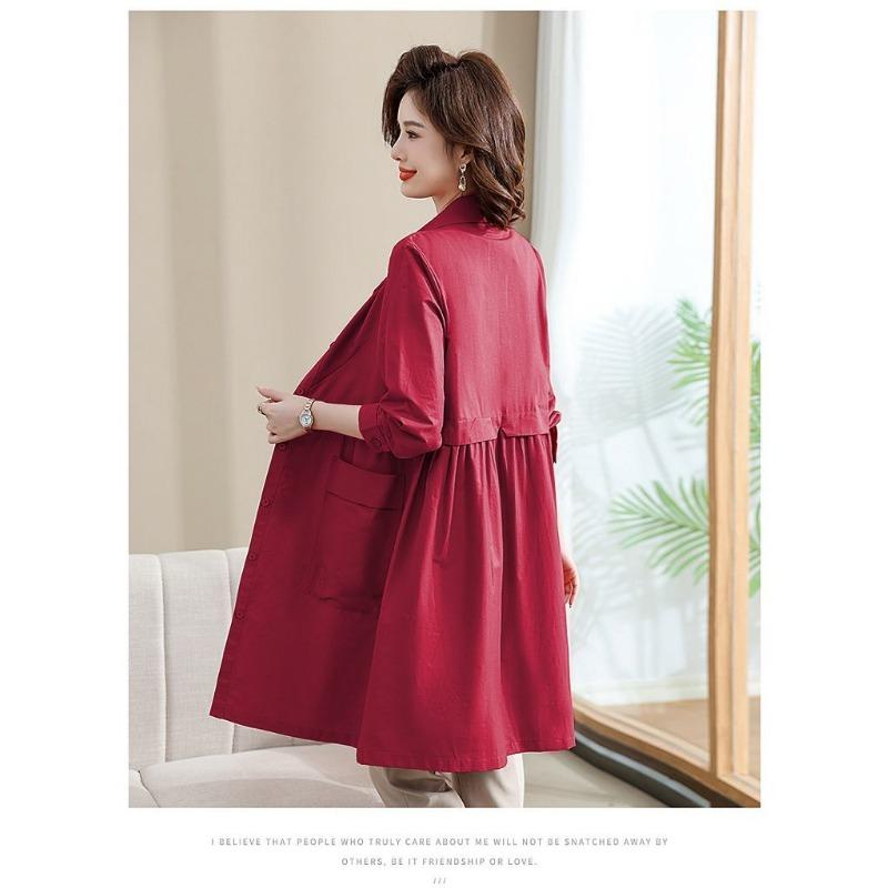 Тонкая однослойная осенняя ветровка женская 2025 новая средней длины повседневная свободная с лацканами с длинным рукавом на пуговицах кардиган L красный
Тонкая однослойная осенняя ветровка женская 2025 новая средней длины повседневная свободная с лацканами с длинным рукавом на пуговицах кардиган L красный