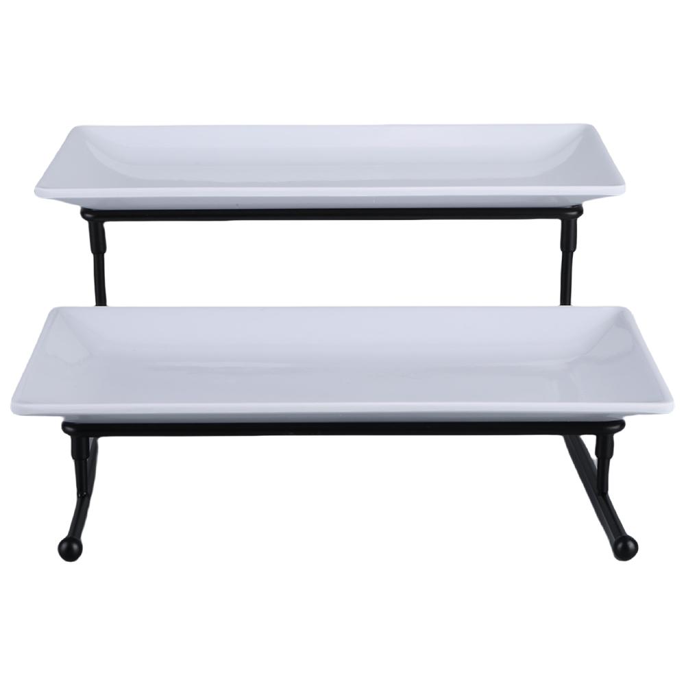 2 Tier Ceramic Serving Platter with Collapsible Rack Stackable Plates Porcelain Serving Platter for Serving Food Dessert Stand China Mainland
2 Tier Ceramic Serving Platter with Collapsible Rack Stackable Plates Porcelain Serving Platter for Serving Food Dessert Stand China Mainland
