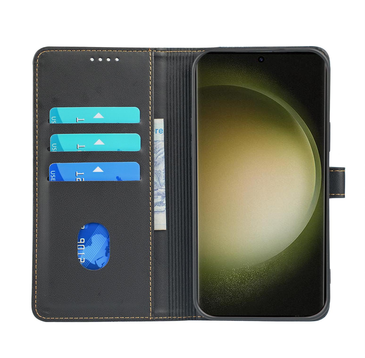 For Samsung Galaxy S23 Ultra Case Magnetic Clasp Four Leaf Clover Leather Phone Cover Blue
For Samsung Galaxy S23 Ultra Case Magnetic Clasp Four Leaf Clover Leather Phone Cover Blue