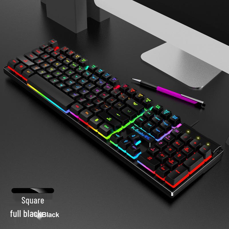 Wired Luminous Gaming Keyboard & Mouse Set: 98-Key Mechanical Feel for Laptop/Desktop
Wired Luminous Gaming Keyboard & Mouse Set: 98-Key Mechanical Feel for Laptop/Desktop
