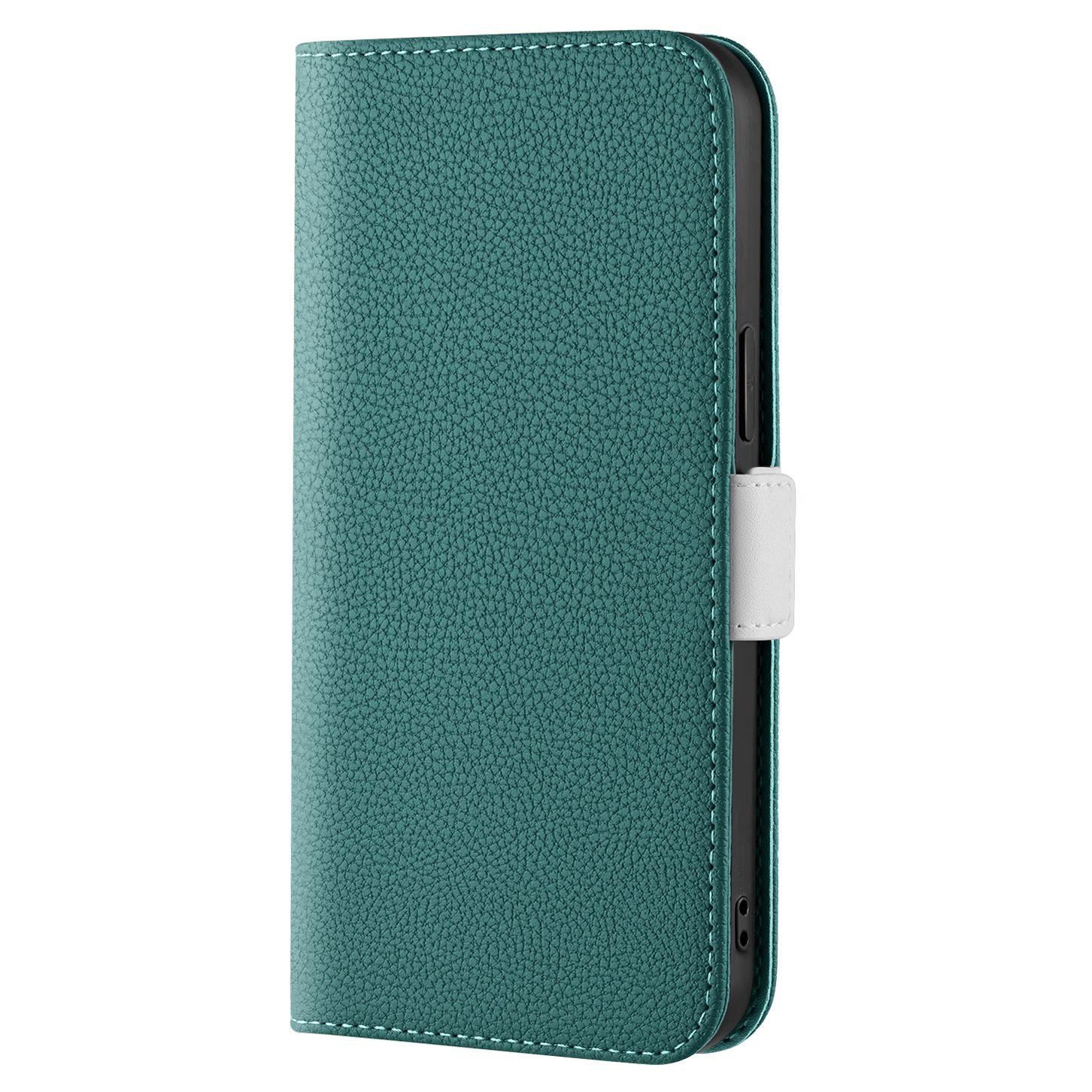 For Samsung Galaxy A13 4G/5G/A04s 4G (164.7 x 76.7 x 9.1 mm) Candy Color Litchi Texture Shockproof Leather Case Anti-scratch Wallet Stand Phone Cover Green
For Samsung Galaxy A13 4G/5G/A04s 4G (164.7 x 76.7 x 9.1 mm) Candy Color Litchi Texture Shockproof Leather Case Anti-scratch Wallet Stand Phone Cover Green