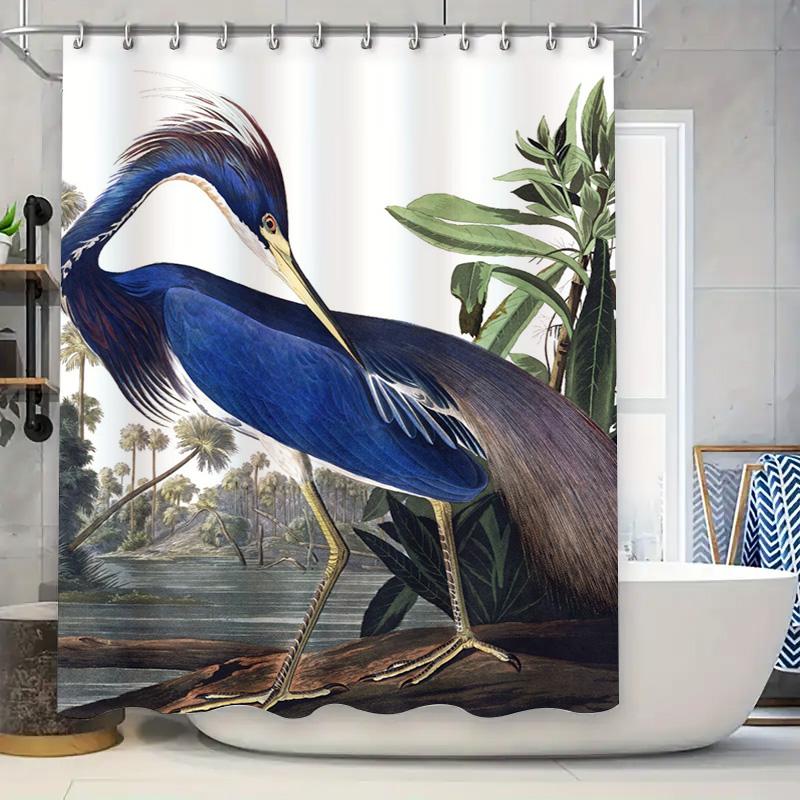 Decorative Blue Heron Shower Curtain Floral Print Bath Room Decor Waterproof Fabric Modern Home Decoration For Bathtub And Kitch W60H190(CM)-1 Pcs
Decorative Blue Heron Shower Curtain Floral Print Bath Room Decor Waterproof Fabric Modern Home Decoration For Bathtub And Kitch W60H190(CM)-1 Pcs