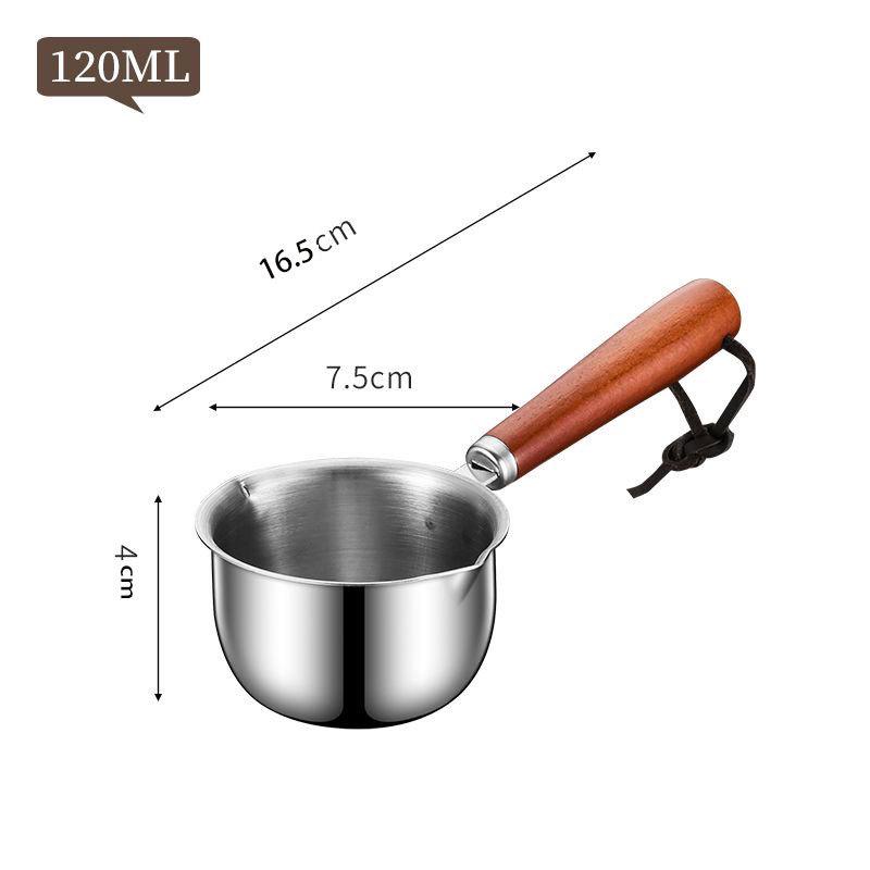 Stainless Steel Non-stick Small Flat-bottom Milk and Oil Pot
Stainless Steel Non-stick Small Flat-bottom Milk and Oil Pot