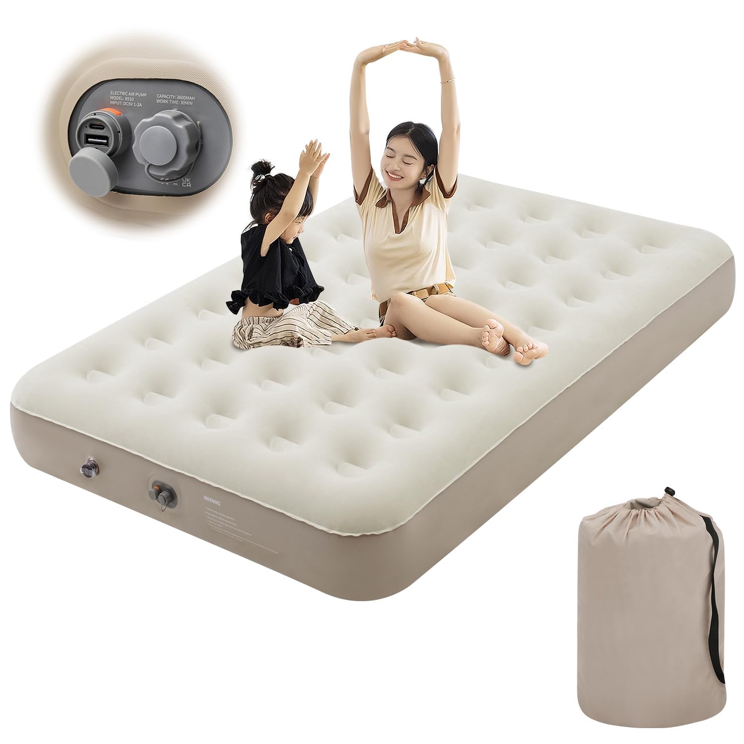 Kotesoto Electric Air Electric Load Capacity Double Disaster Prevention Electric Air Automatic Volume Air Disaster Home For Spare Sleeping in the For білий
Kotesoto Electric Air Electric Load Capacity Double Disaster Prevention Electric Air Automatic Volume Air Disaster Home For Spare Sleeping in the For білий