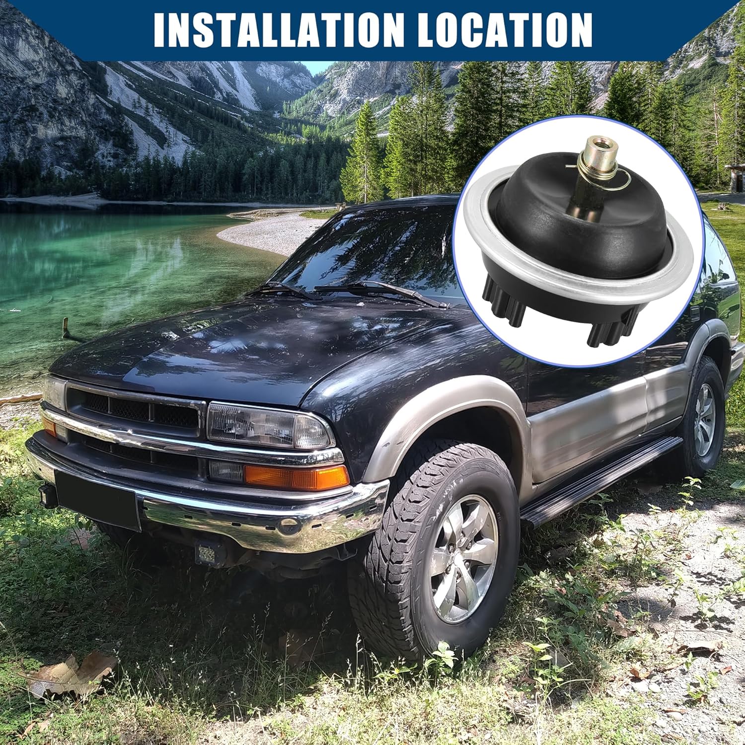 NO. 2503174 4-Wheel Drive 4WD Front Differential Vacuum Actuator for Chevy S10 Blazer 1983-2005 for GMC S15 Jimmy 1983-2004 / Car Vacuum
NO. 2503174 4-Wheel Drive 4WD Front Differential Vacuum Actuator for Chevy S10 Blazer 1983-2005 for GMC S15 Jimmy 1983-2004 / Car Vacuum