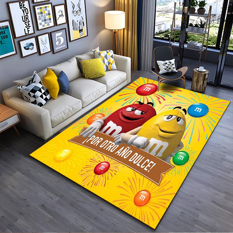 Colorful Cartoon Characters Carpet with M&M S Print, Fun Design Suitable for use as an anti-slip for living room bedroom sofas 40x60cm( 15x23in )
Colorful Cartoon Characters Carpet with M&M S Print, Fun Design Suitable for use as an anti-slip for living room bedroom sofas 40x60cm( 15x23in )