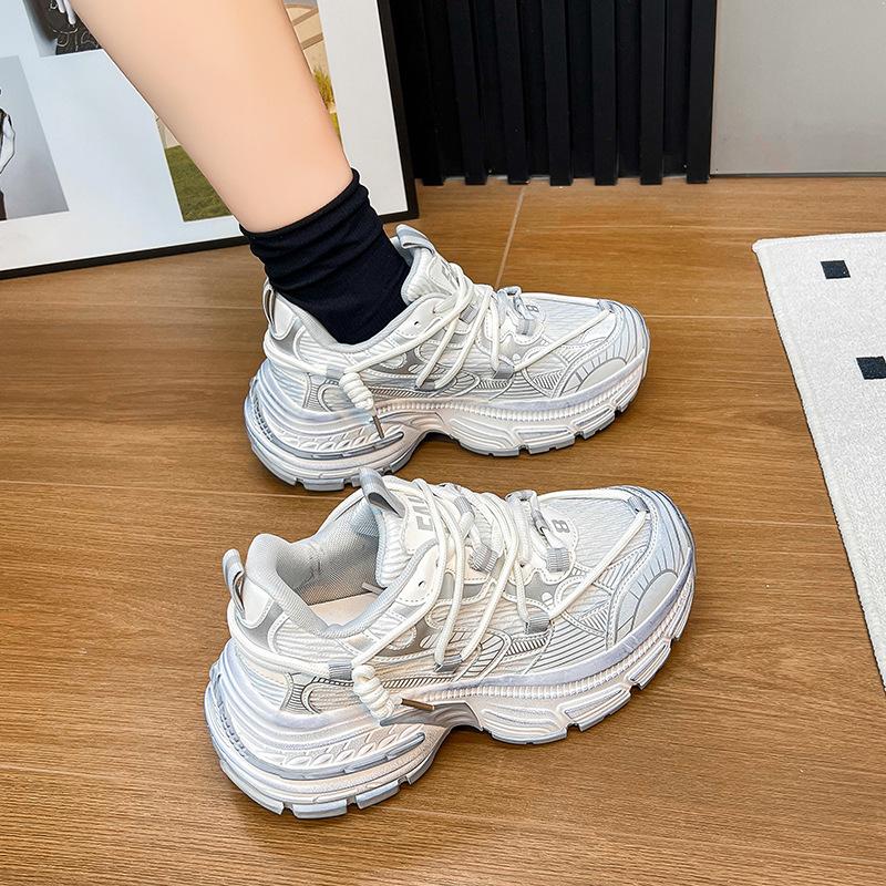 Leather women s thick sole heightening new spring versatile small casual sports shoes women s shoes 40 серебряный
Leather women s thick sole heightening new spring versatile small casual sports shoes women s shoes 40 серебряный