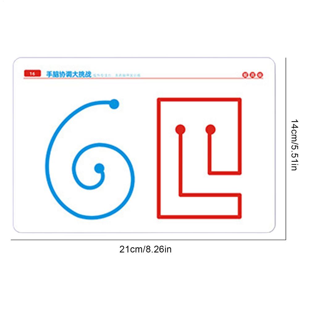Brain Training Card 10-pieces Brain Training Memory Card Game Hand-Brain Coordination Card Fine Motor Skills Left & Right Brain
Brain Training Card 10-pieces Brain Training Memory Card Game Hand-Brain Coordination Card Fine Motor Skills Left & Right Brain