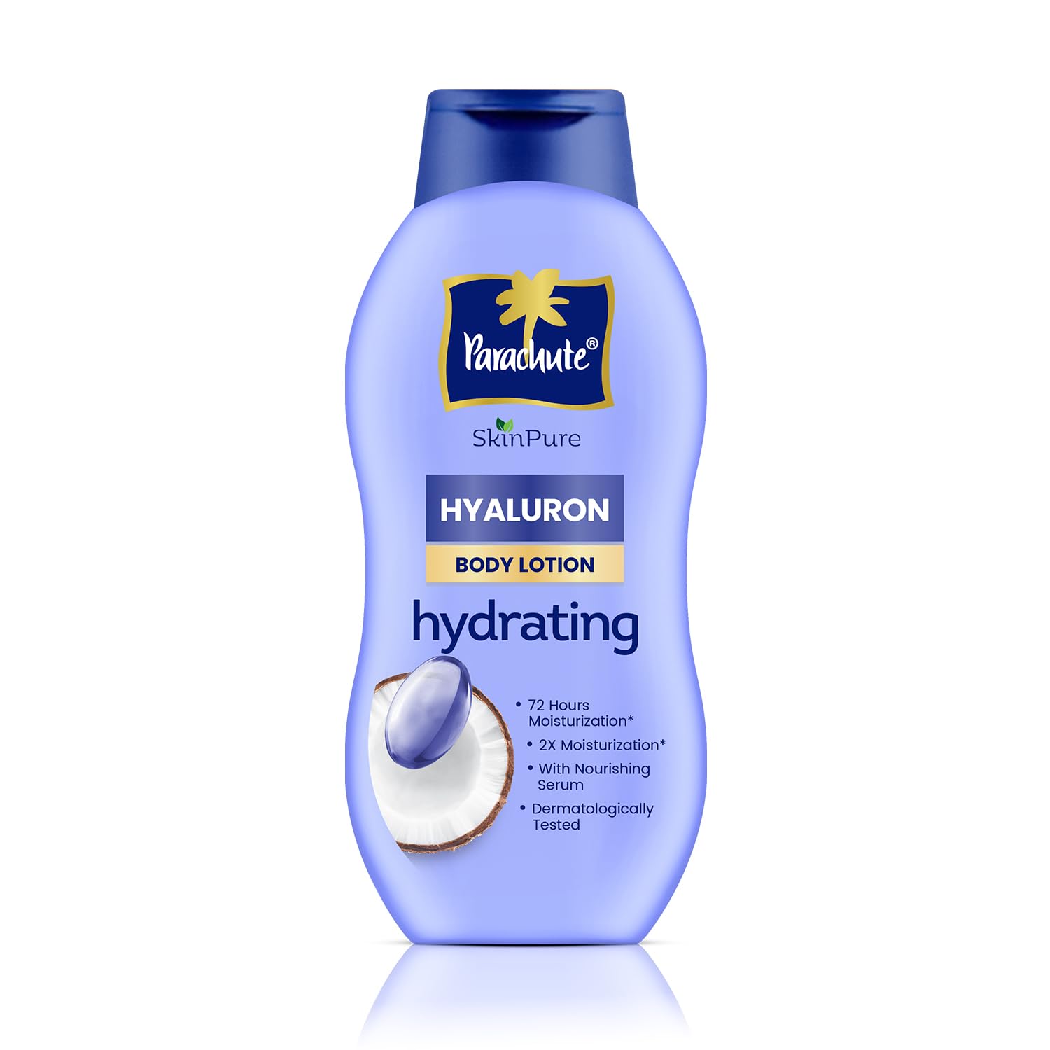 Parachute SkinPure Hyaluron Body Lotion with Virgin Coconut Oil | Deep Hydration for All Skin Types | Moisturises for up to 72 Hours* | Clean, Nou
Parachute SkinPure Hyaluron Body Lotion with Virgin Coconut Oil | Deep Hydration for All Skin Types | Moisturises for up to 72 Hours* | Clean, Nou