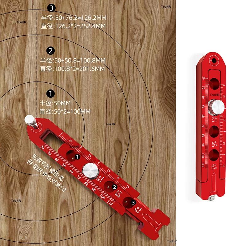 Multi-Function Scribing Tool, DIY Scriber Line Maker, Portable Aluminum Woodworking Compass Scriber Tool Circle Marking Gauge 1pcs красный
Multi-Function Scribing Tool, DIY Scriber Line Maker, Portable Aluminum Woodworking Compass Scriber Tool Circle Marking Gauge 1pcs красный