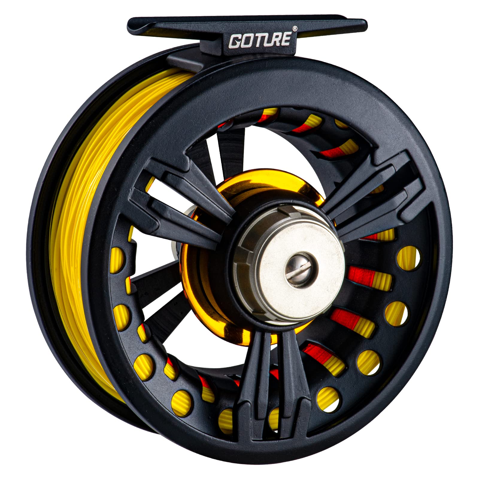 Goture Fly Reel Spool with Fly Reel Lightweight Interchangeable Left and for Smelt Fishing and Hechi Fishing Line, 5/6 Parts, Aluminum,
Goture Fly Reel Spool with Fly Reel Lightweight Interchangeable Left and for Smelt Fishing and Hechi Fishing Line, 5/6 Parts, Aluminum,