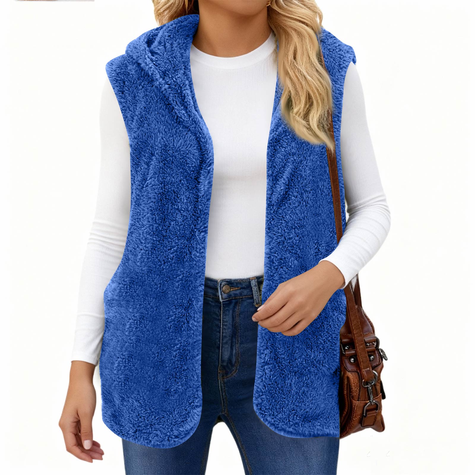 Жіночі Худі Оверсайз Флісові Довгі Пуловери з Капюшоном Повсякденна Куртка Худі без Рукавів XL синій
Жіночі Худі Оверсайз Флісові Довгі Пуловери з Капюшоном Повсякденна Куртка Худі без Рукавів XL синій