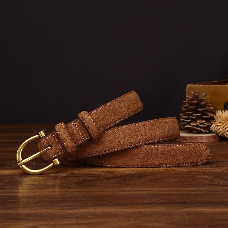 New Suede Belt Women S Simple Fashion Versatile Retro Women S Decoration With Skirt Casual Jeans Belt Women 100cm
New Suede Belt Women S Simple Fashion Versatile Retro Women S Decoration With Skirt Casual Jeans Belt Women 100cm