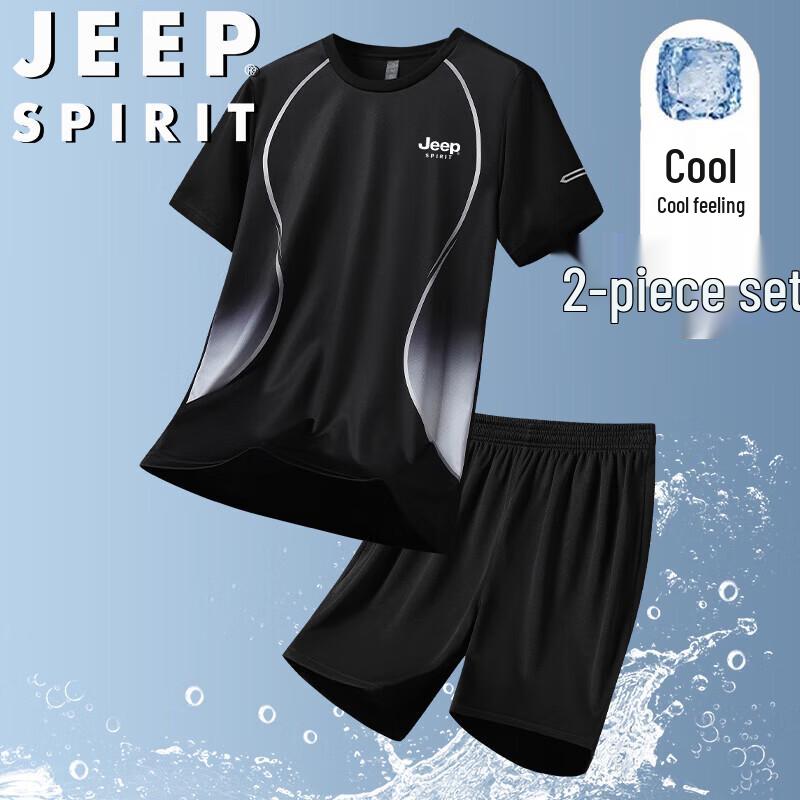 JEEP SPIRIT Men s Quick-Dry T-Shirt & Shorts Set M
JEEP SPIRIT Men s Quick-Dry T-Shirt & Shorts Set M