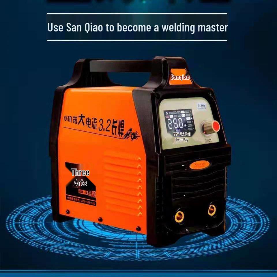 Sanqiao Dual Voltage Welding Machine 220/380V - Compact, High-Current, Portable, Versatile Model with Quality Accessories.
Sanqiao Dual Voltage Welding Machine 220/380V - Compact, High-Current, Portable, Versatile Model with Quality Accessories.