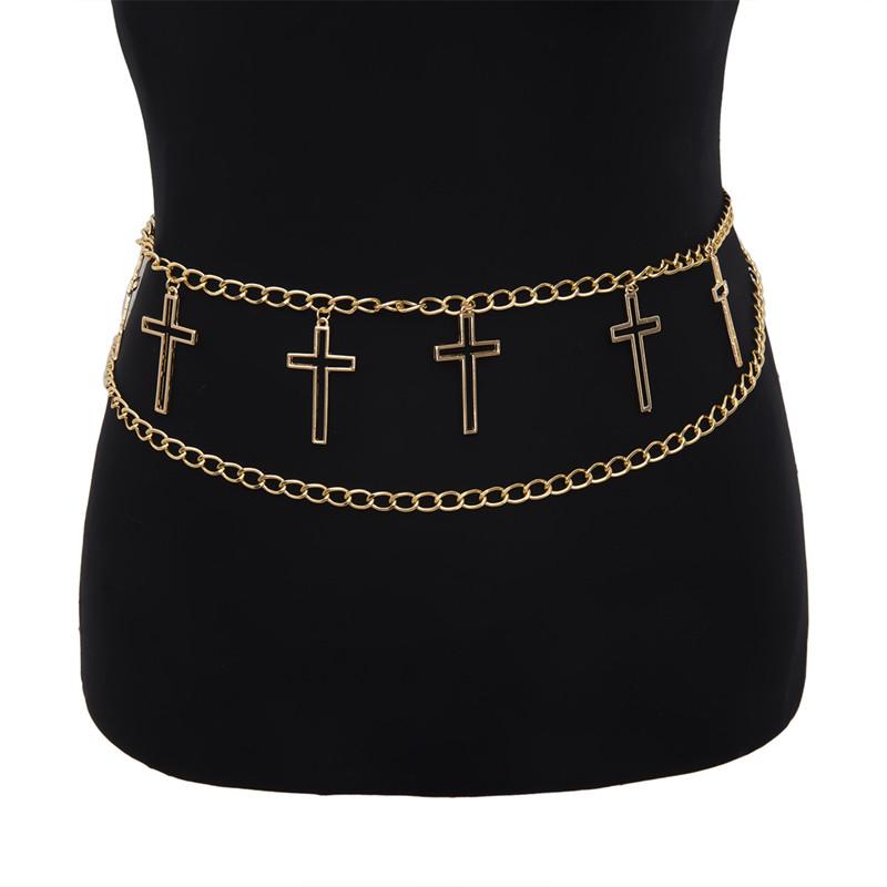 New Fashion Pant Harajuku Accessory Belt Trend Circular Cross Waist Chain With Dress Metal Belt 105CM золотий
New Fashion Pant Harajuku Accessory Belt Trend Circular Cross Waist Chain With Dress Metal Belt 105CM золотий