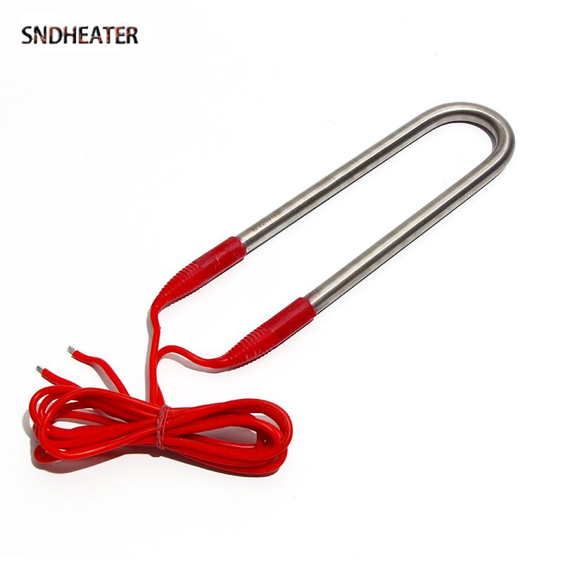 SNDHEATER 12V U Type Electic Immersion Heating Element 110MM Heater Resistance 50W 100W 150W 200W 1M Red Wire for Water Bucket 12V
SNDHEATER 12V U Type Electic Immersion Heating Element 110MM Heater Resistance 50W 100W 150W 200W 1M Red Wire for Water Bucket 12V