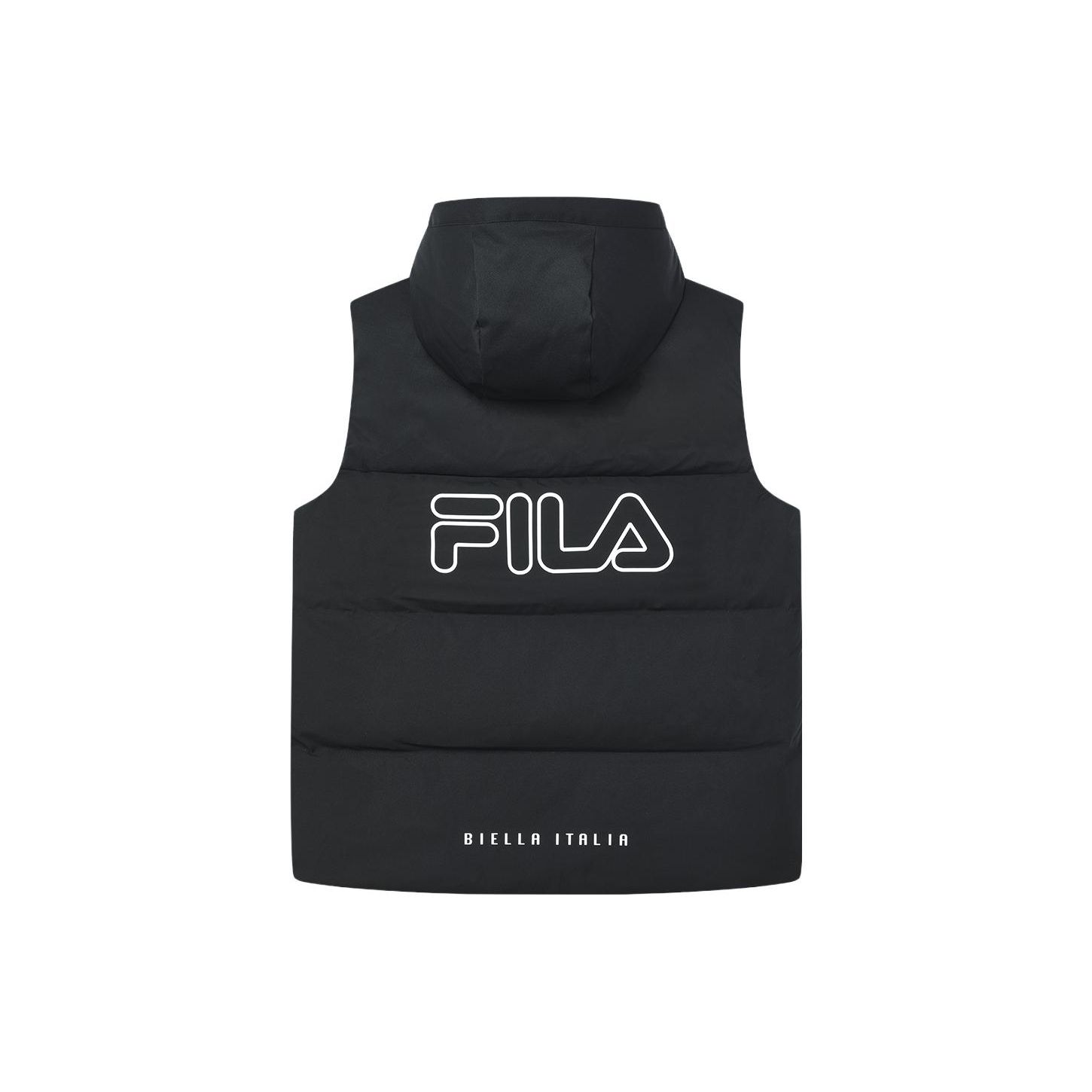 Fila Принт логотипа Однотонный Повседневный пуховый жилет с капюшоном Мужской жилет Черный F11M349908FBK M
Fila Принт логотипа Однотонный Повседневный пуховый жилет с капюшоном Мужской жилет Черный F11M349908FBK M