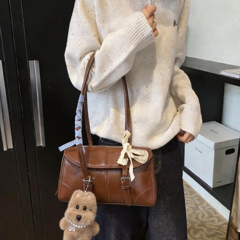 PU Leather Women Casual Shoulder Bags Leisure Y2k Shoulder Bag Versatile Underarm Bags for Shopping And Outdoor Family Outings коричневий
PU Leather Women Casual Shoulder Bags Leisure Y2k Shoulder Bag Versatile Underarm Bags for Shopping And Outdoor Family Outings коричневий