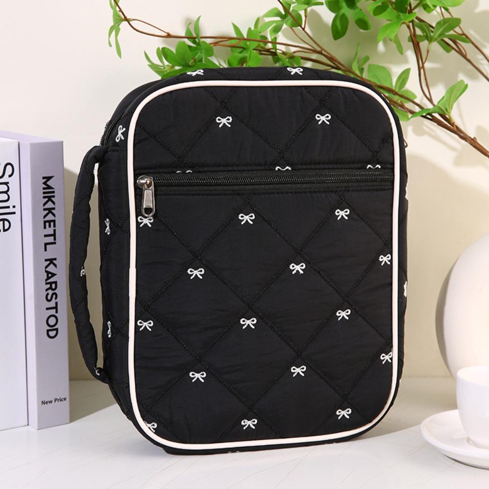 with Handle Bible Cover Bowknot Church Bag New Carrying Case for Christian Gifts чорний
with Handle Bible Cover Bowknot Church Bag New Carrying Case for Christian Gifts чорний