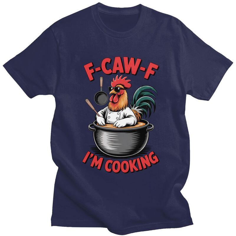 FCAWF Rooster Chef I Am Cooking TShirt Pure Cotton Tees Shirt Streetwear Funny Chicken Tshirts Fashion Short Sleeve Clothing 4XL
FCAWF Rooster Chef I Am Cooking TShirt Pure Cotton Tees Shirt Streetwear Funny Chicken Tshirts Fashion Short Sleeve Clothing 4XL