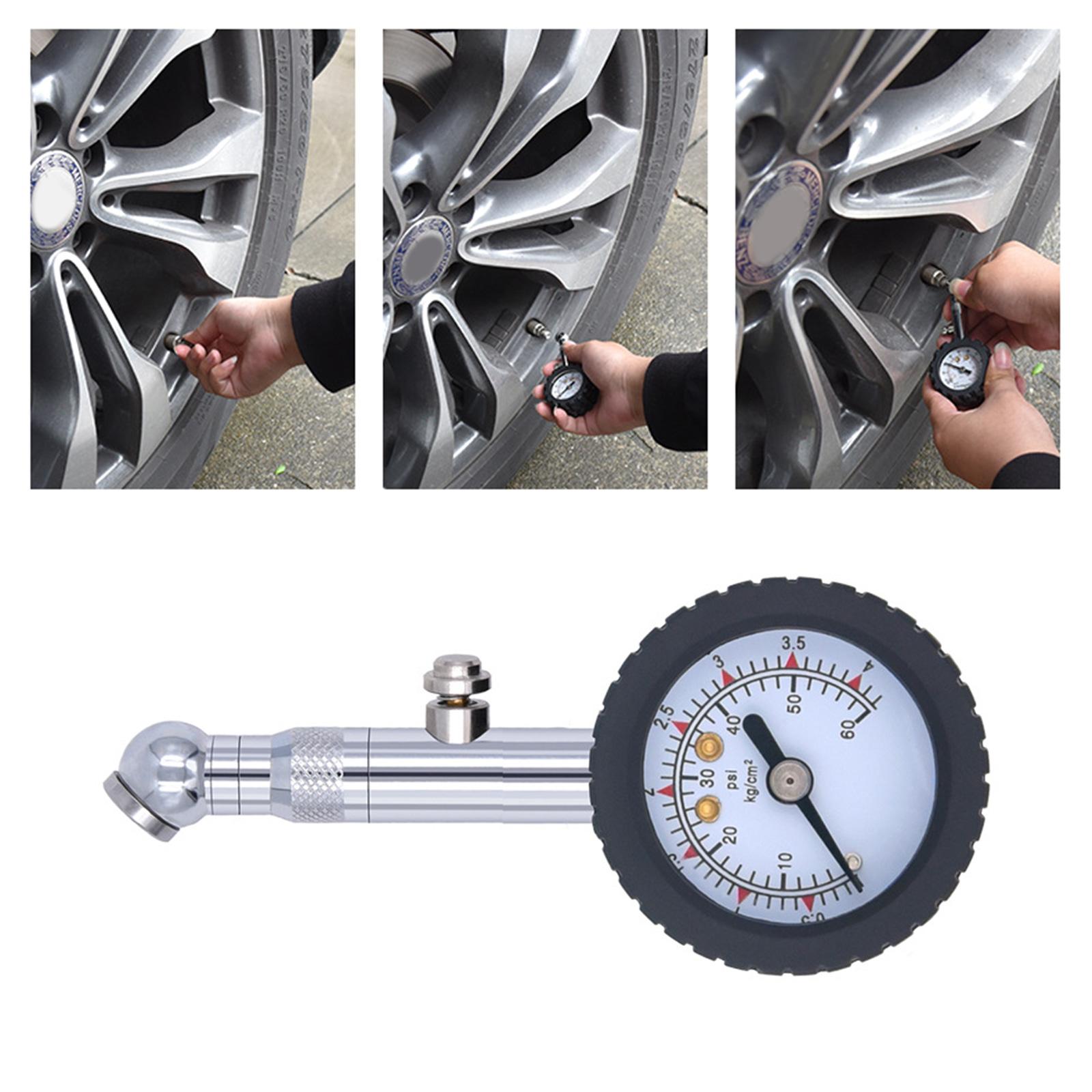 60psi/100psi Датчик тиску в автомобільних шинах Манометр з великим циферблатом для мотоциклів, автомобілів, вантажівок, позашляховиків 60
60psi/100psi Датчик тиску в автомобільних шинах Манометр з великим циферблатом для мотоциклів, автомобілів, вантажівок, позашляховиків 60