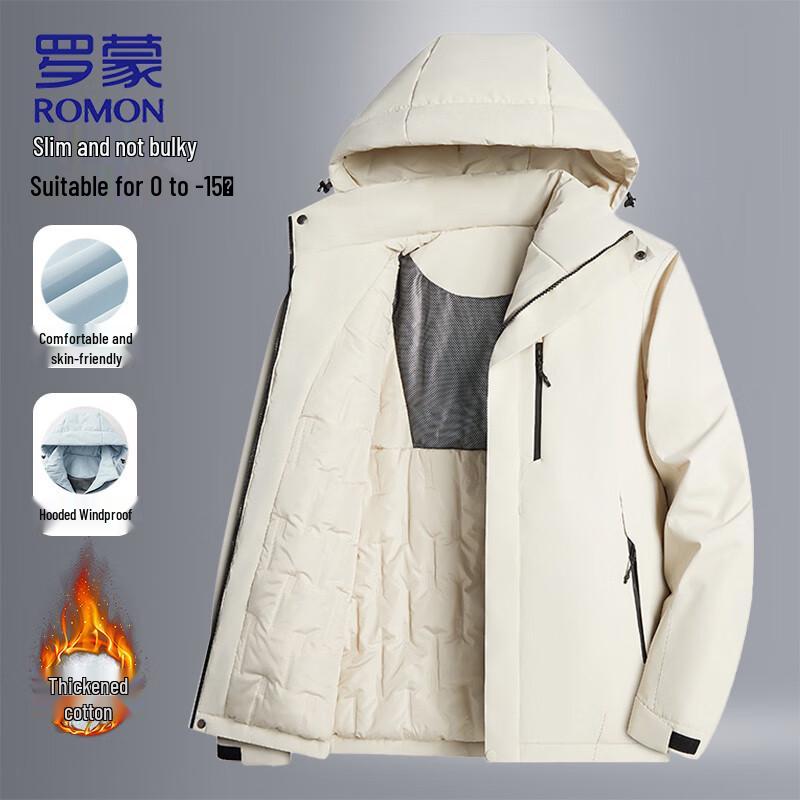 ROMON Men s Triple-Proof Hooded Winter Jacket M
ROMON Men s Triple-Proof Hooded Winter Jacket M