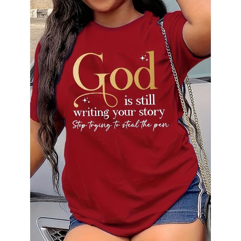 God Is Still Writing Your Story Women s Tee Faith Graphic Casual Yellow Top Women Casual Cotton Short Sleeves T-shirts 3XL
God Is Still Writing Your Story Women s Tee Faith Graphic Casual Yellow Top Women Casual Cotton Short Sleeves T-shirts 3XL